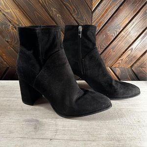 Marc Fisher Black Suede Boots size 8.5